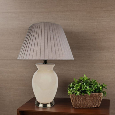 Pagazzi Lighting Pagazzi Christina 56Cm Cream Table Lamp - image 1