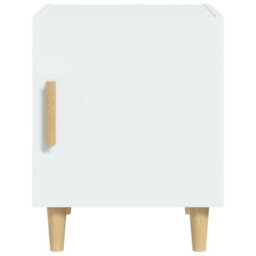 Berkfield Bedside Cabinet White Engineered Wood - thumbnail 3