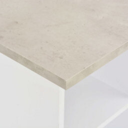 Vidaxl Bar Table White And Concrete 60X60X110 Cm - thumbnail 4