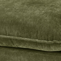 Furniturebox Uk Echo Green Linen-Look Fabric Armless Armchair For Modular Sofa - thumbnail 3