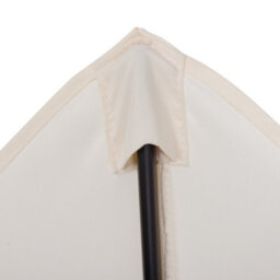 Outsunny 2M Parasol Patio Umbrella, Outdoor Sun Shade With 6 Ribs Cream White - thumbnail 9