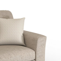 Furnishings For Less UK Hartley Beige 2 Seater Sofa Full Back Tufted Cushions - thumbnail 5