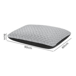 Skylos Calming Dog Bed Grey Plush Anti Anxiety Cushion Removable Washable - thumbnail 4