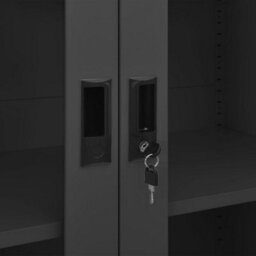 Berkfield Office Cabinet Anthracite 90X40X180 Cm Steel - thumbnail 6
