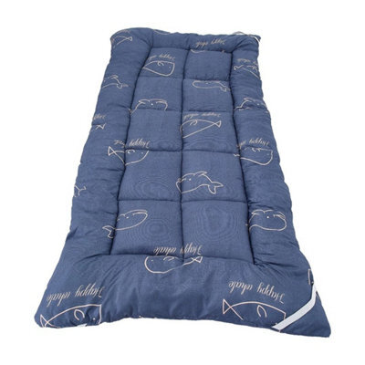 Futon Mattress Deep Quilted Mattress Brushed Roll Up Filling Pad Mattress Double, 137X200Cm(Thickness 10Cm) - image 1