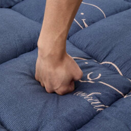 Futon Mattress Deep Quilted Mattress Brushed Roll Up Filling Pad Mattress Double, 137X200Cm(Thickness 10Cm) - thumbnail 5