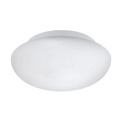 Stylish Wall And Ceiling Light With White Opal Glass Shade And E27 Bulb Holder - image 1