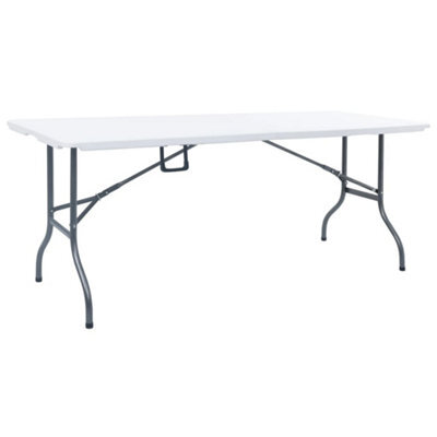 Berkfield Folding Garden Table White 180X72X72 Cm Hdpe - image 1