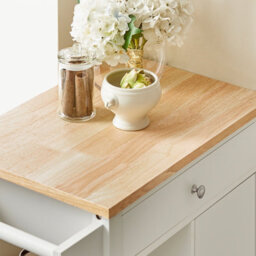 Sobuy Fkw46-Nw, Kitchen Trolley Kitchen Serving Storage Trolley Cart,w67.5Xd40Xh86.5 - thumbnail 5
