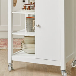 Sobuy Fkw46-Nw, Kitchen Trolley Kitchen Serving Storage Trolley Cart,w67.5Xd40Xh86.5 - thumbnail 9