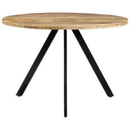 Berkfield Stylish Dining Table 110X75 Cm Solid Wood Mango - thumbnail 1