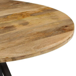 Berkfield Stylish Dining Table 110X75 Cm Solid Wood Mango - thumbnail 4