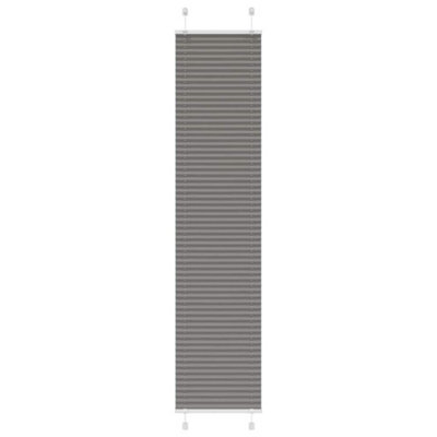 Berkfield Pleated Blind Anthracite 40X200 Cm Fabric Width 39.4 Cm Polyester - image 1