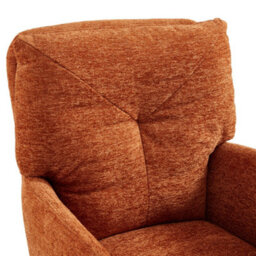 Thehotsale Orange Accent Armchair With Metal Frame Office Chair - thumbnail 7