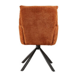 Thehotsale Orange Accent Armchair With Metal Frame Office Chair - thumbnail 6