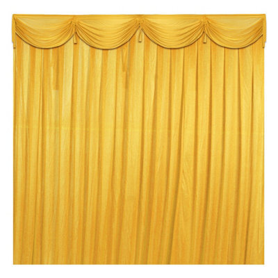 Neel Blue 3X3 M Ice Silk Backdrop Curtain Photography Scenery For Christmas Events Decor, Gold - image 1