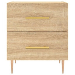 Berkfield Bedside Cabinets 2 Pcs Sonoma Oak 40X35X47.5 Cm Engineered Wood - thumbnail 6