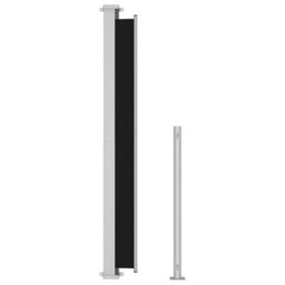 Berkfield Patio Retractable Side Awning 200X300 Cm Black - thumbnail 5