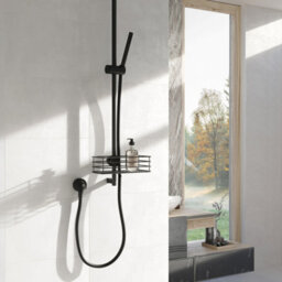 Beslagsboden - Basket For Shower Riser Rail. Black. Basket 250 X 120 mm. - thumbnail 4