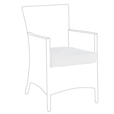 Beliani Outdoor Cushion Cover Set Italy Off-White - image 1