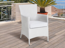 Beliani Outdoor Cushion Cover Set Italy Off-White - thumbnail 2