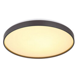 Luminosa Lighting Luminosa Eclypse Flush Ceiling Light Black Led 3000K - thumbnail 1