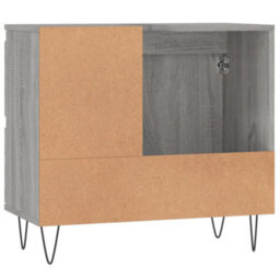 Berkfield Bathroom Cabinet Grey Sonoma 65X33X60 Cm Engineered Wood - thumbnail 7