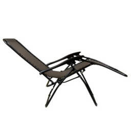 Charles Bentley Odyssey Folding Reclining Garden Chair Camping Lounger Grey - thumbnail 4