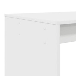 Berkfield Writing Desk White Engineered Wood Medium Storage Writing Desk - thumbnail 7