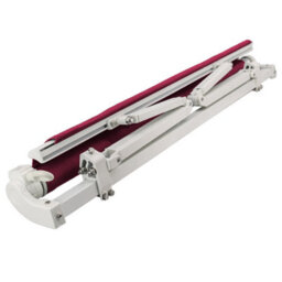 Sundaze 2 X 1.5M Manual Awning Retractable Garden Patio Canopy Sun Shade Shelter With Fittings And Crank Handle Wine Red - thumbnail 3