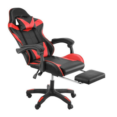 Gaming Leather Computer Chair Office Chair Recliner Leather Desk - image 1