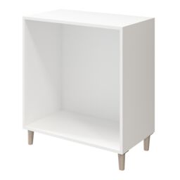 GoodHome Atomia Freestanding Matt White Oak Effect 4 Drawer Chest Of Drawers (H)750mm (W)750mm (D)450mm - thumbnail 3