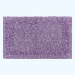 Homescapes Luxury Reversible Extra Large Bath Mat - Lilac - thumbnail 1