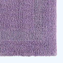 Homescapes Luxury Reversible Extra Large Bath Mat - Lilac - thumbnail 2