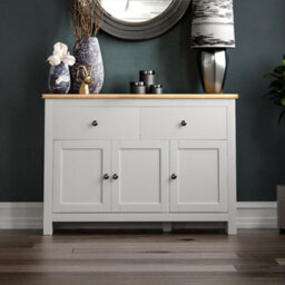 Lassic Vida Designs Arlington White 2 Drawer 3 Door Sideboard Storage Cabinet Cupboard - thumbnail 6