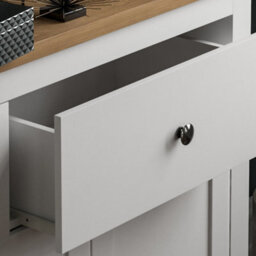 Lassic Vida Designs Arlington White 2 Drawer 3 Door Sideboard Storage Cabinet Cupboard - thumbnail 5