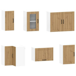 Berkfield 11 Piece Kitchen Cabinet Set Kalmar Artisan Oak Engineered Wood - thumbnail 5