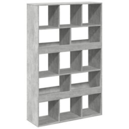 Berkfield Bookcase Concrete Grey 100X33X156.5 Cm Engineered Wood - thumbnail 2