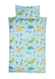 Smart Living Printed Dinosaur Adventure Reversible Duvet Cover With Pillowcases - thumbnail 5
