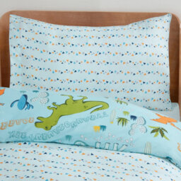 Smart Living Printed Dinosaur Adventure Reversible Duvet Cover With Pillowcases - thumbnail 3