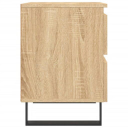 Berkfield Bedside Cabinets 2 Pcs Sonoma Oak 40X35X50 Cm Engineered Wood - thumbnail 7
