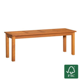 2 Seater Outdoor Wooden Garden Bench Stool - thumbnail 8