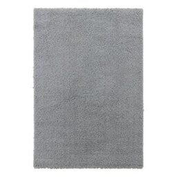 Luxury Shaggy Grey Woven Effect Medium Rug, (L)170Cm X (W)120Cm