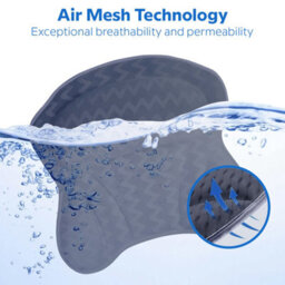 Spa Bath Pillow With Suction Cups, Non-Slip Ergonomic 4D Bathtub Pillow For Head, Shoulder, Neck And Back Support, Fits Any Tubs - thumbnail 2