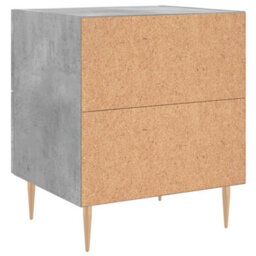 Berkfield Modern Bedside Cabinets 2 Pcs Concrete Grey 40X35X47.5 Cm Engineered Wood - thumbnail 9
