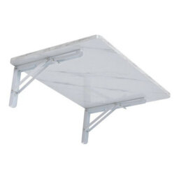 Xl 60Cm Folding Drop-Leaf Wall Mounted Table Kitchen Dining Table Computer Desk - thumbnail 3