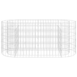 Berkfield Gabion Raised Bed Galvanised Iron 120X50X50 Cm - thumbnail 4