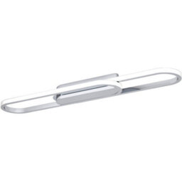 Loops Sleek Modern Chrome Ceiling Light Fixture - Led Indoor Lighting For Contemporary Homes - thumbnail 3