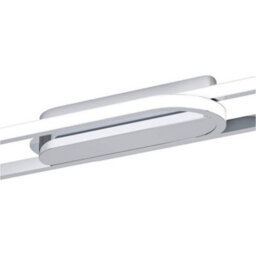 Loops Sleek Modern Chrome Ceiling Light Fixture - Led Indoor Lighting For Contemporary Homes - thumbnail 5