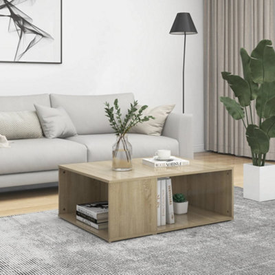 Berkfield Coffee Table Sonoma Oak 90X67X33 Cm Engineered Wood - image 1